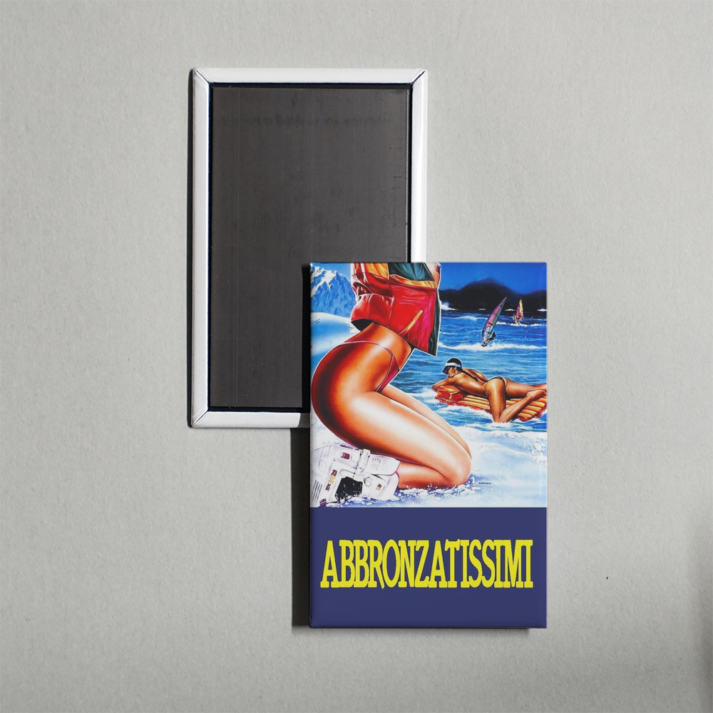Suntanned Mini Movie Fridge Magnet