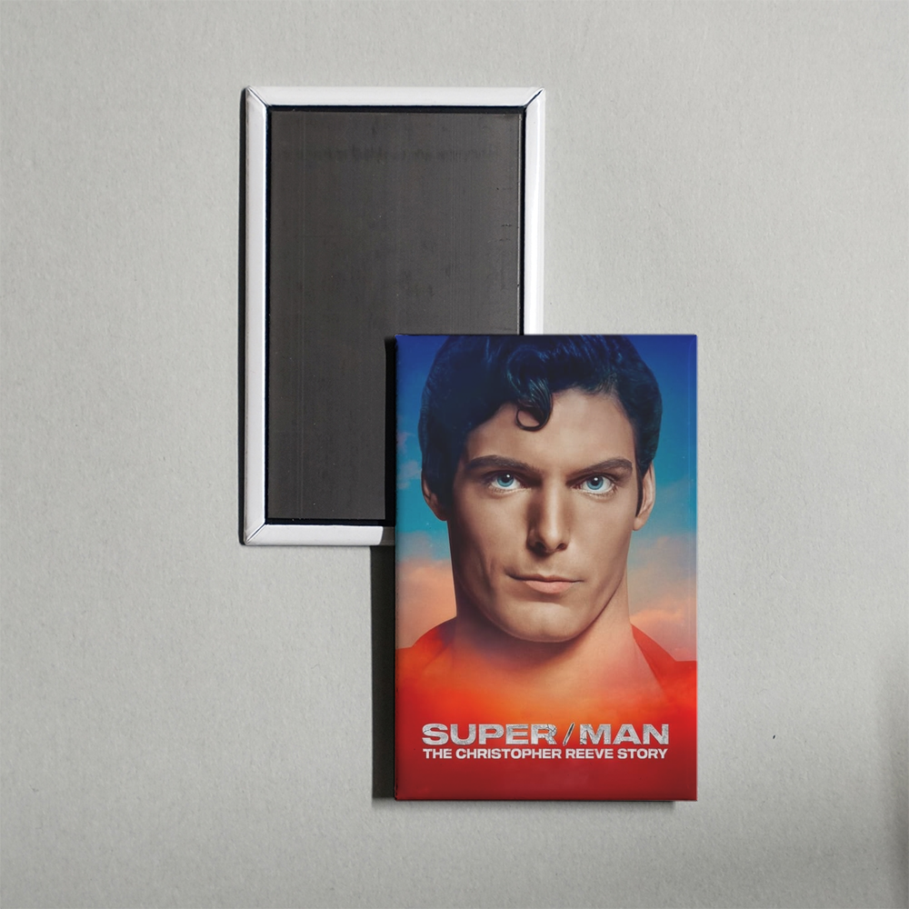 SuperMan The Christopher Reeve Story Mini Movie Fridge Magnet