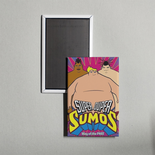 Super Duper Sumos TV Show Fridge Magnet