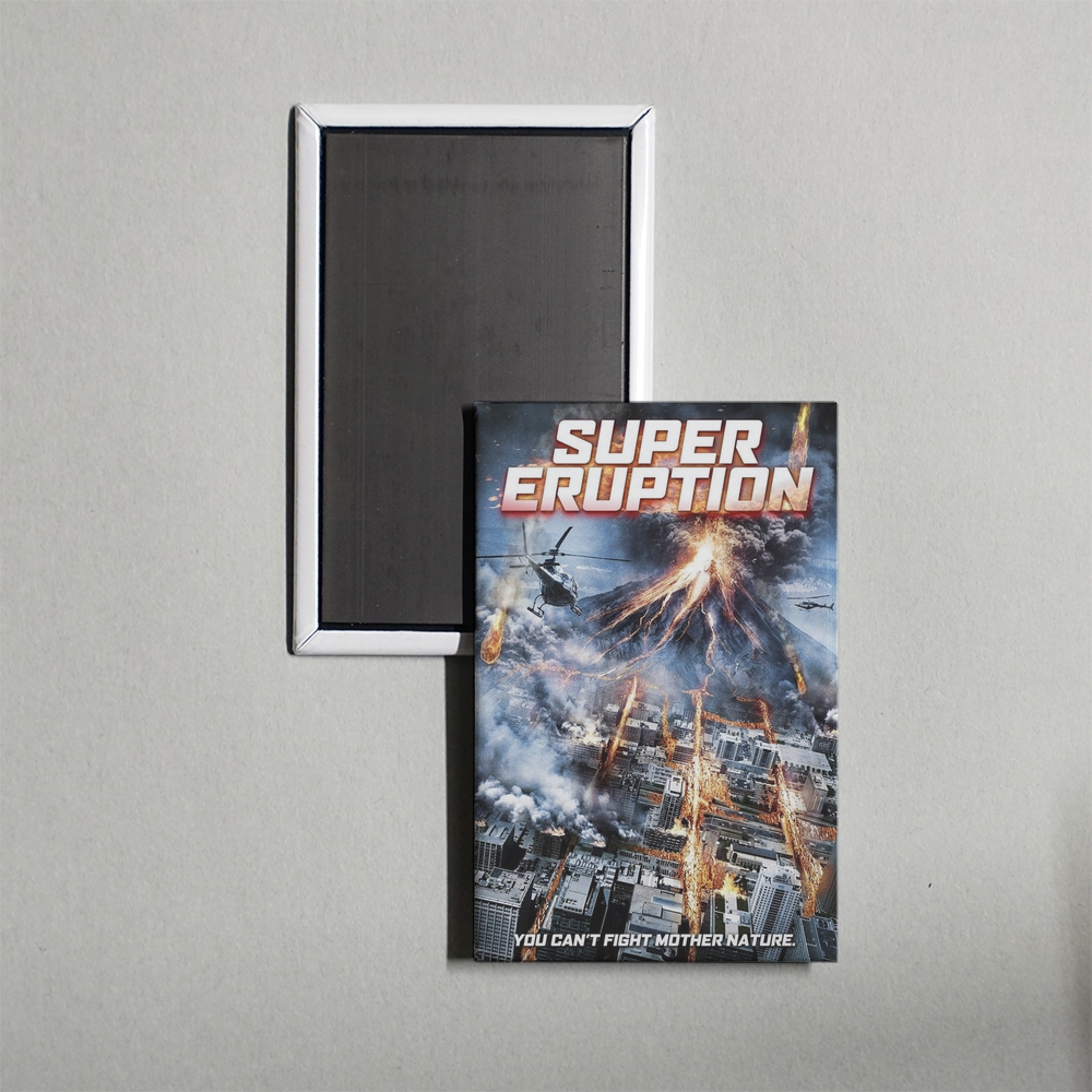 Super Eruption Mini Movie Fridge Magnet