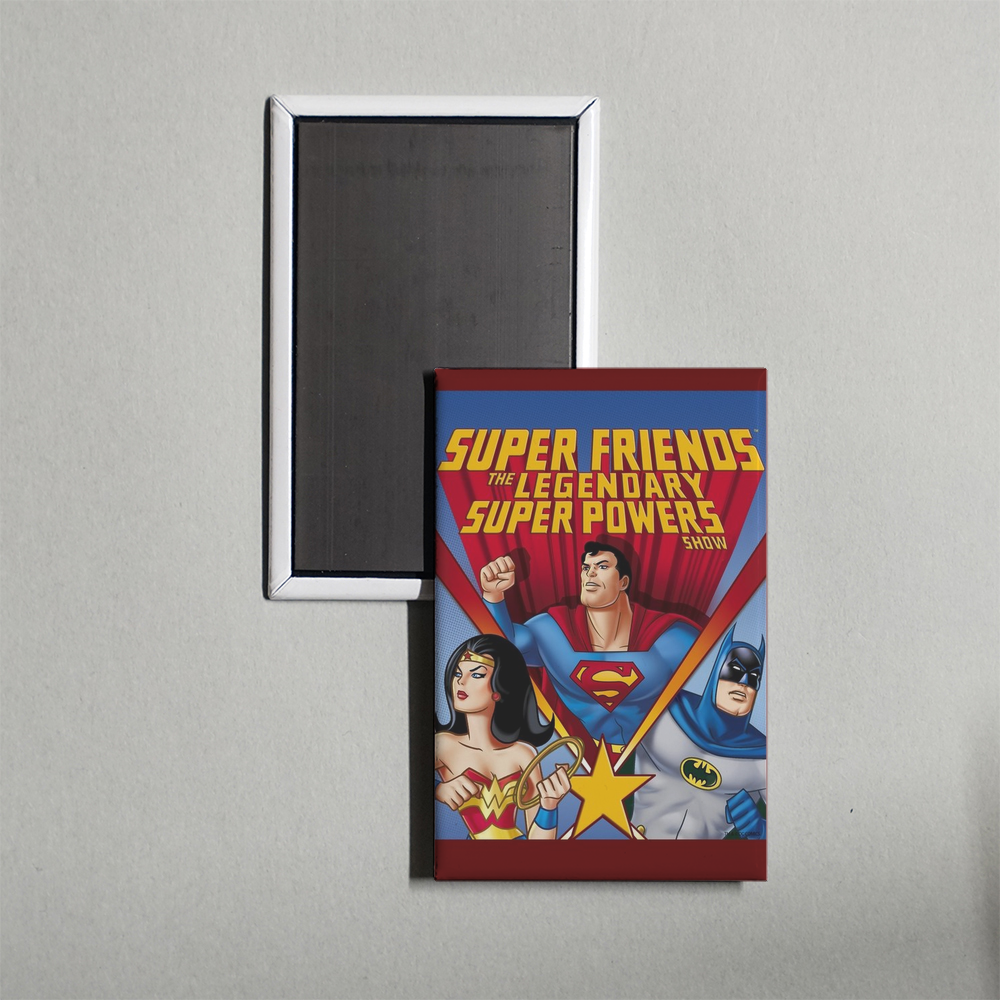 Super Friends The Legendary Super Powers Show TV Show Fridge Magnet