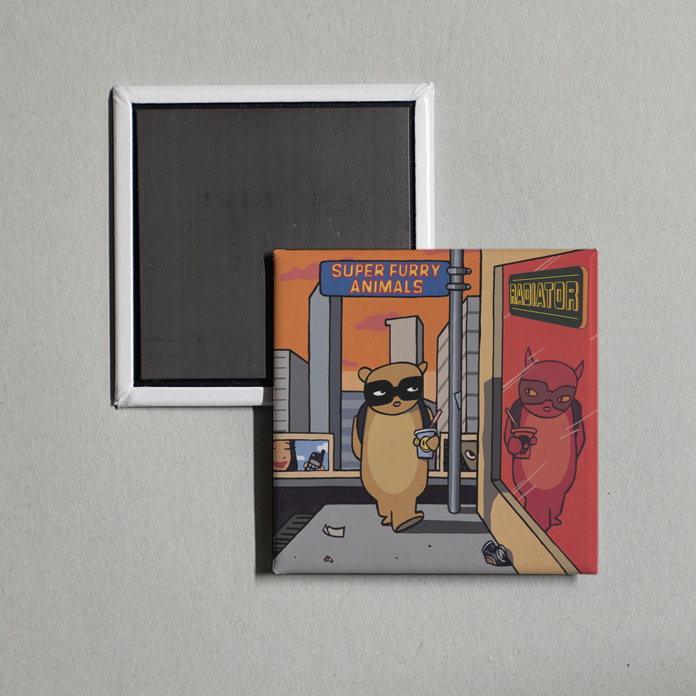 Super Furry Animals - Radiator Album Cover Fridge Magnet