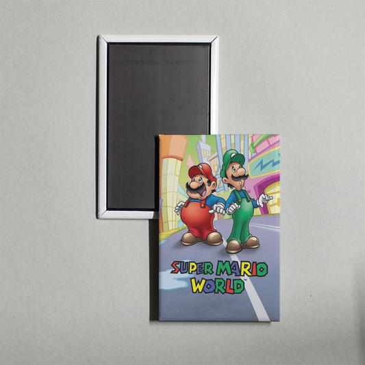 Super Mario World TV Show Fridge Magnet