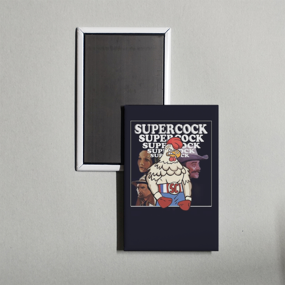 Supercock Mini Movie Fridge Magnet