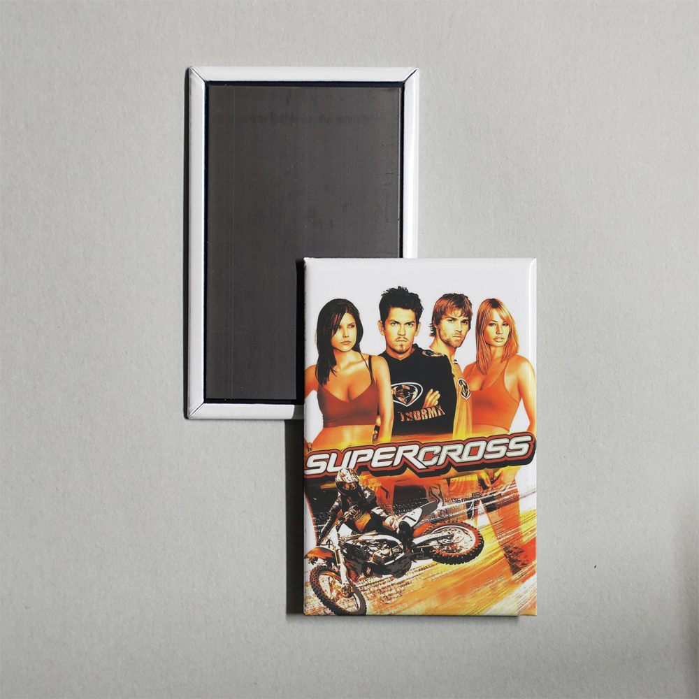 Supercross Mini Movie Fridge Magnet