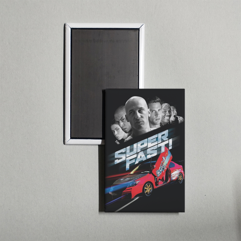 Superfast! Mini Movie Fridge Magnet