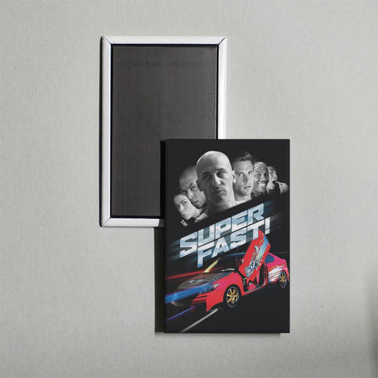 Superfast! Mini Movie Fridge Magnet