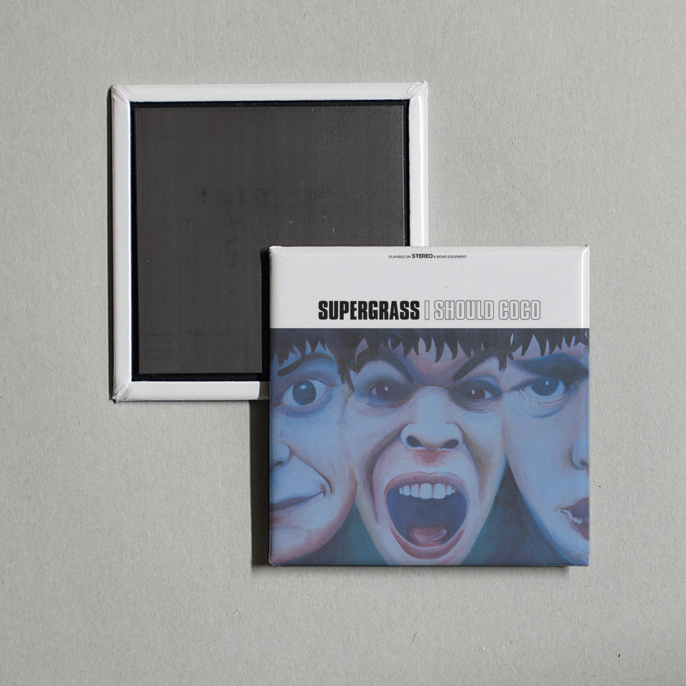 Supergrass - I Should Coco (20th Anniversary Collector's Edition) Album Cover Fridge Magnet