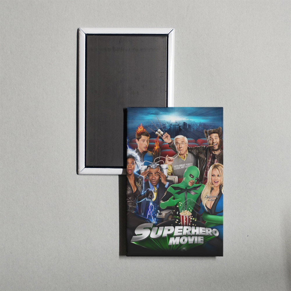 Superhero Movie Mini Movie Fridge Magnet