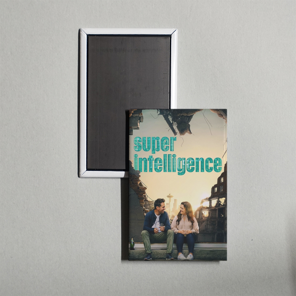 Superintelligence Mini Movie Fridge Magnet