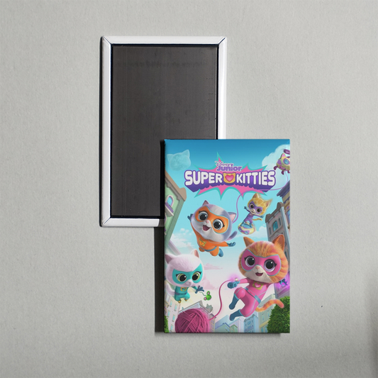 Superkitties TV Show Fridge Magnet