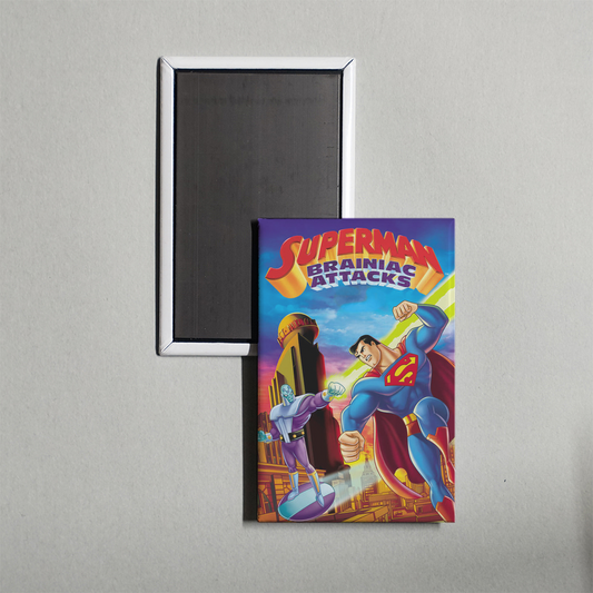 Superman Brainiac Attacks Mini Movie Fridge Magnet