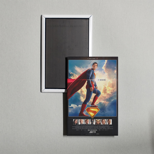 Superman C Mini Movie Fridge Magnet