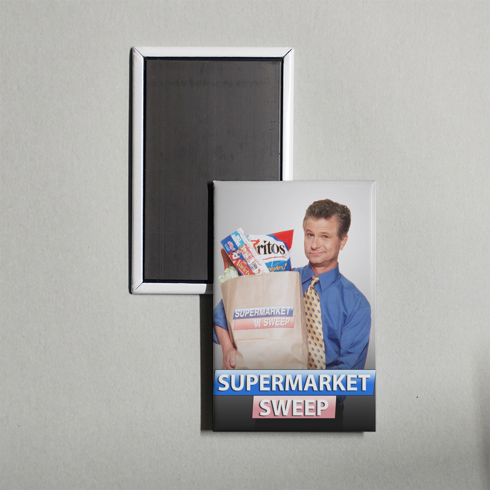 Supermarket Sweep B Mini Movie Fridge Magnet