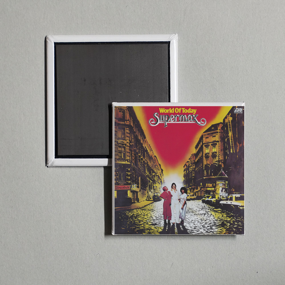 Supermax - World Of Today Album Cover Fridge Magnet