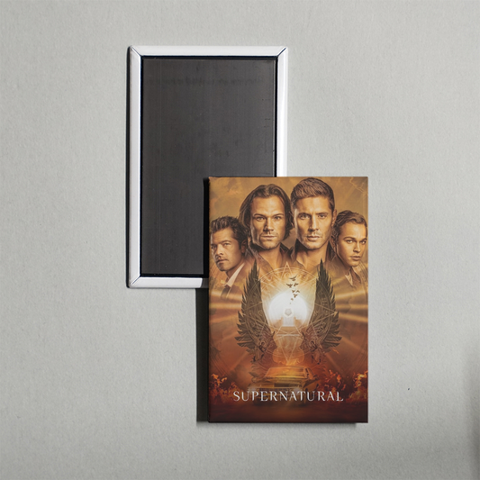 Supernatural TV Show Fridge Magnet