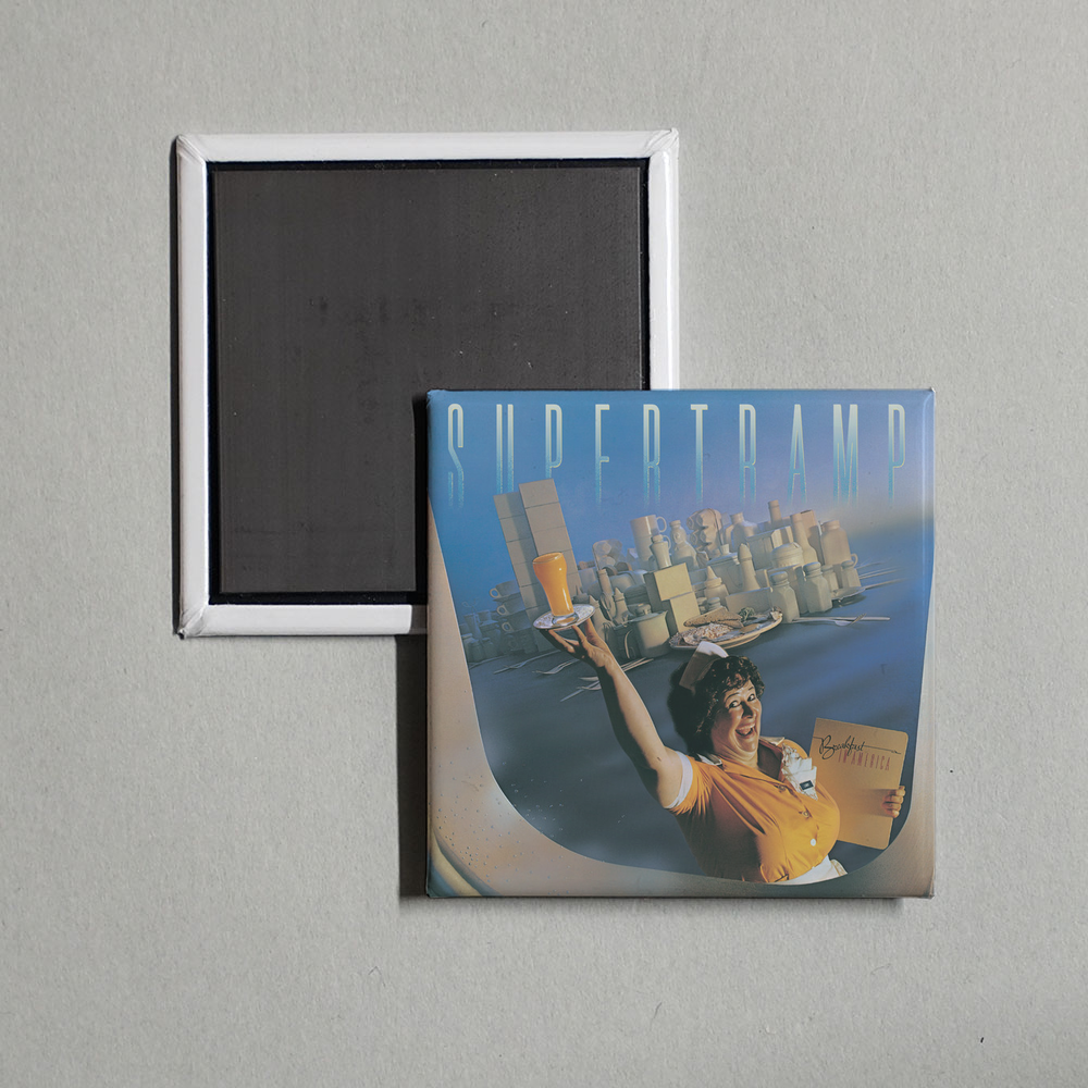 Supertramp - Breakfast In America (Deluxe Edition) Album Cover Fridge Magnet