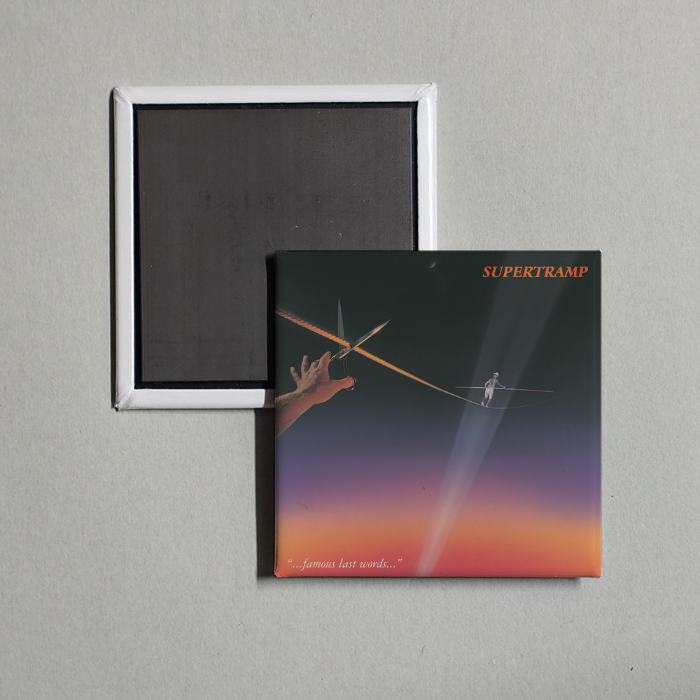 Supertramp - Famous Last Words (Remastered) Album Cover Fridge Magnet