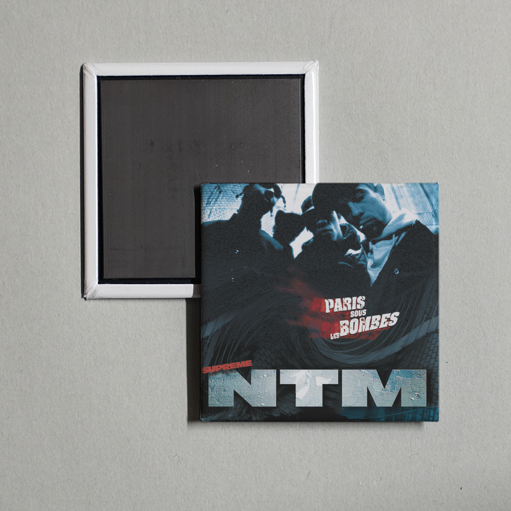 Suprême NTM - Paris sous les bombes Album Cover Fridge Magnet