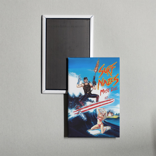 Surf Nazis Must Die Mini Movie Fridge Magnet