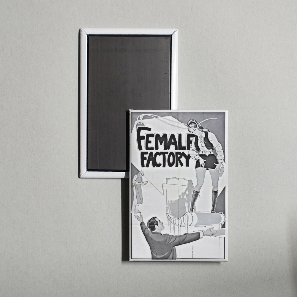 Surftide Female Factory Mini Movie Fridge Magnet