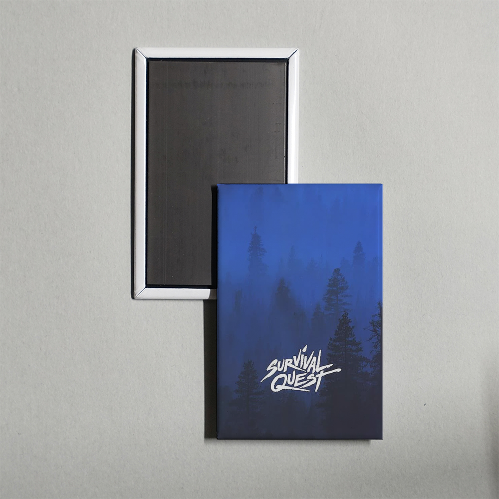 Survival Quest Mini Movie Fridge Magnet