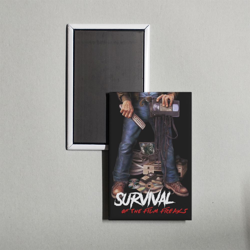 Survival of the Film Freaks Mini Movie Fridge Magnet