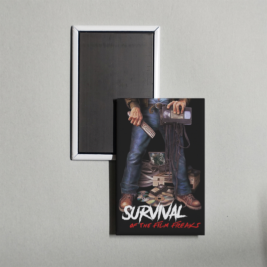 Survival of the Film Freaks Mini Movie Fridge Magnet