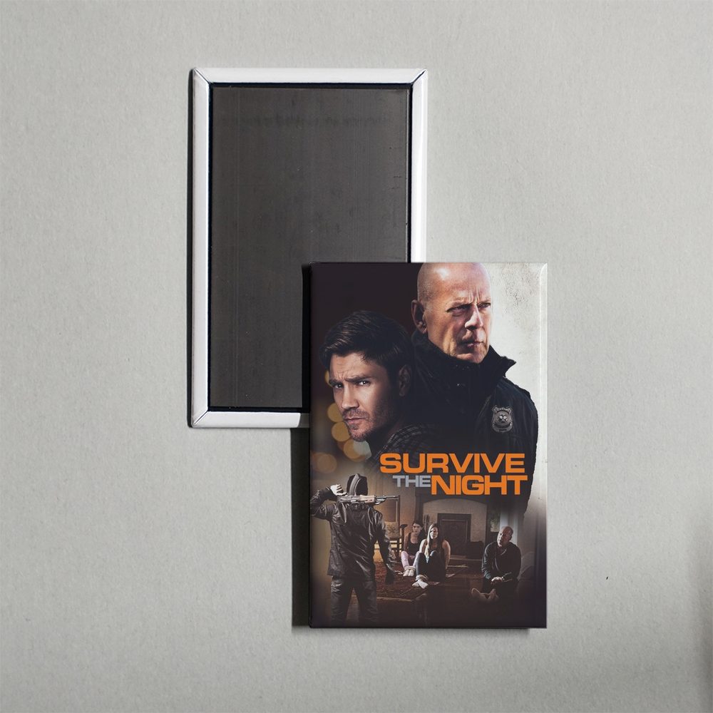 Survive the Night Mini Movie Fridge Magnet