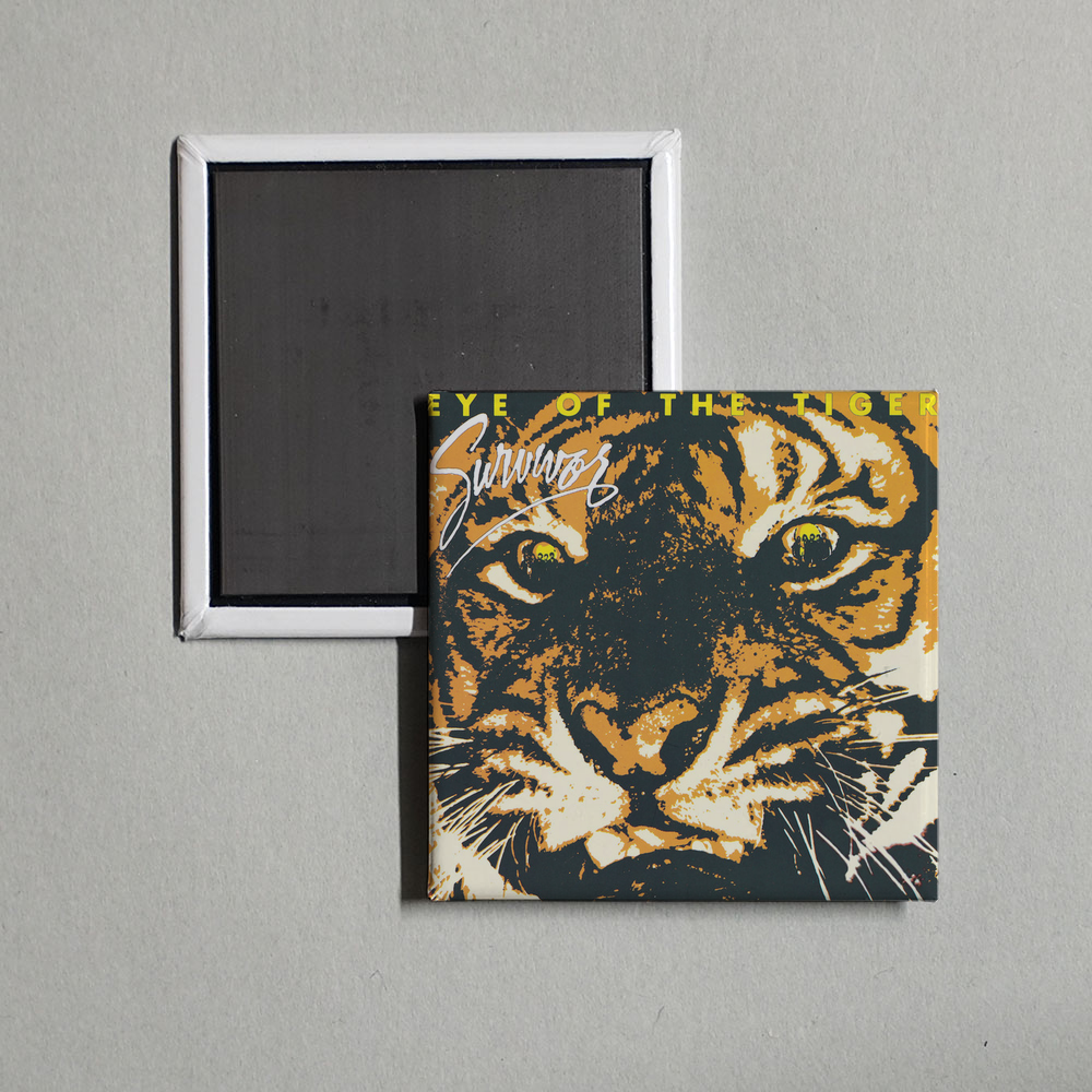 Survivor - Eye Of The Tiger Album Cover Fridge Magnet