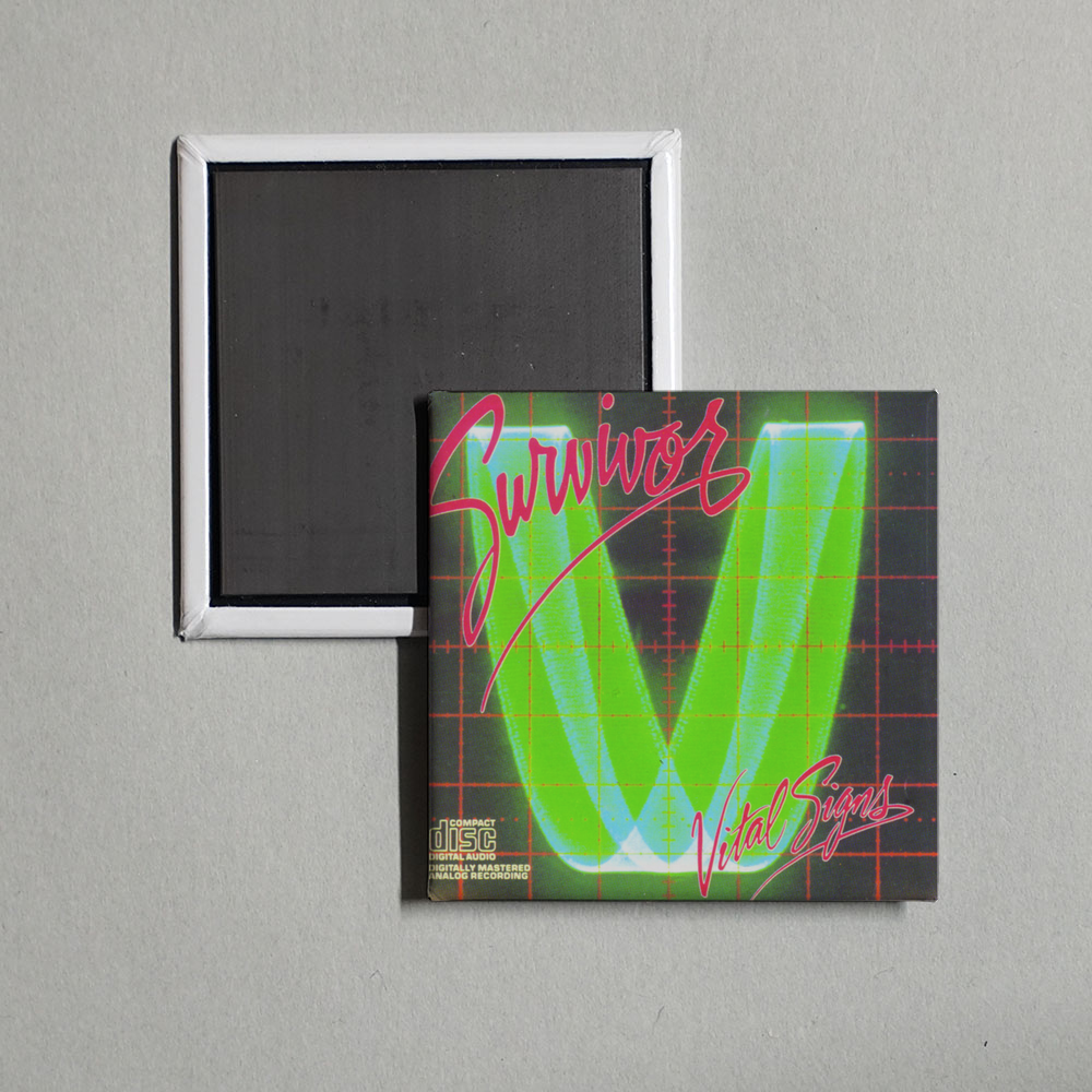 Survivor - Vital Signs Album Cover Fridge Magnet