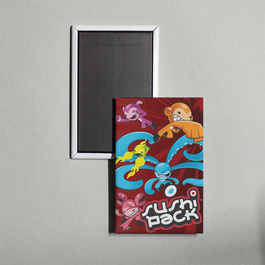 Sushi Pack TV Show Fridge Magnet