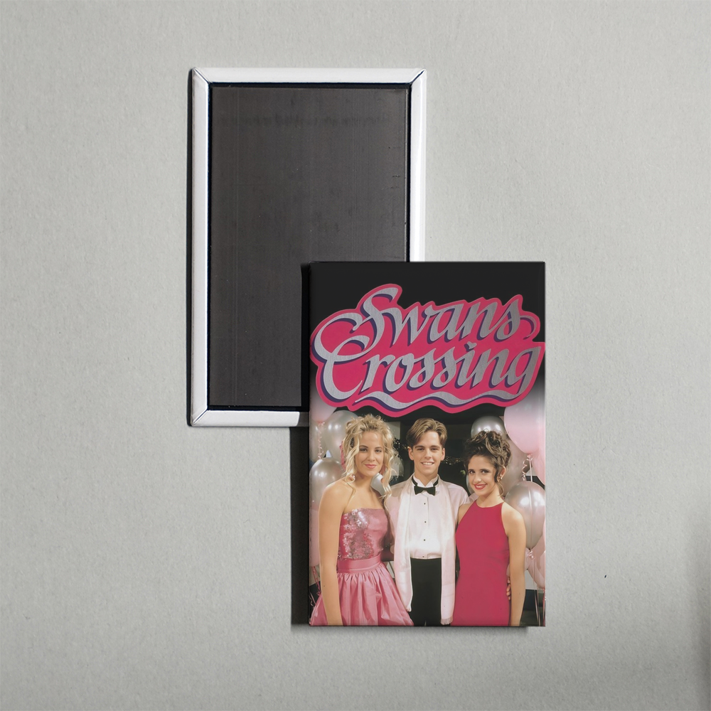 Swans Crossing TV Show Fridge Magnet