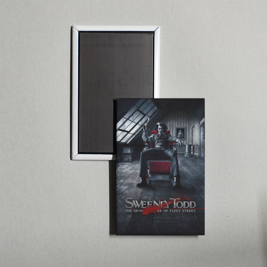 Sweeney Todd The Demon Barber of Fleet Street Mini Movie Fridge Magnet