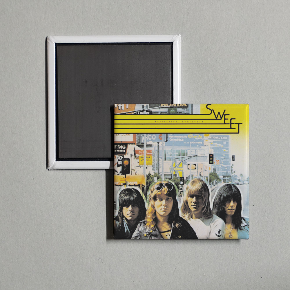 Sweet - Desolation Boulevard Album Cover Fridge Magnet