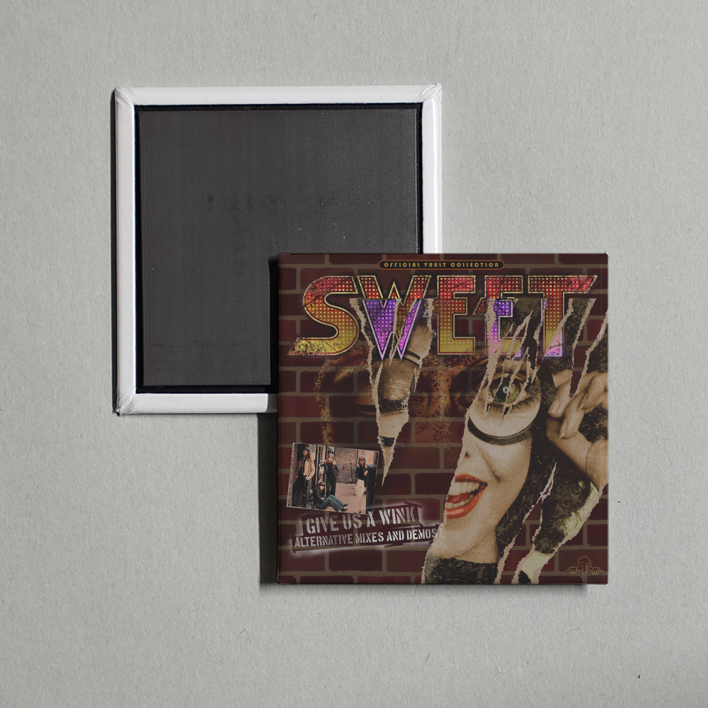 Sweet - Give Us A Wink (Alt. Mixes & Demos) Album Cover Fridge Magnet
