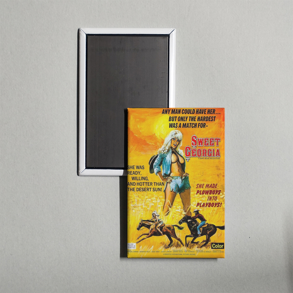 Sweet Georgia Mini Movie Fridge Magnet