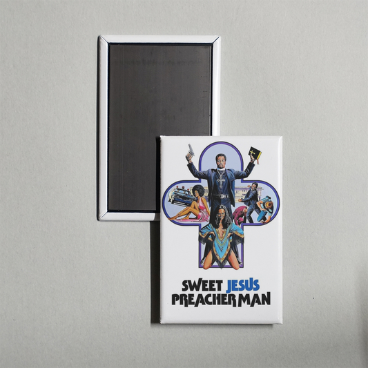 Sweet Jesus, Preacherman Mini Movie Fridge Magnet