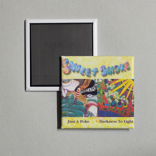Sweet Smoke - Just A Poke  Darkness To Light Album Cover Fridge Magnet