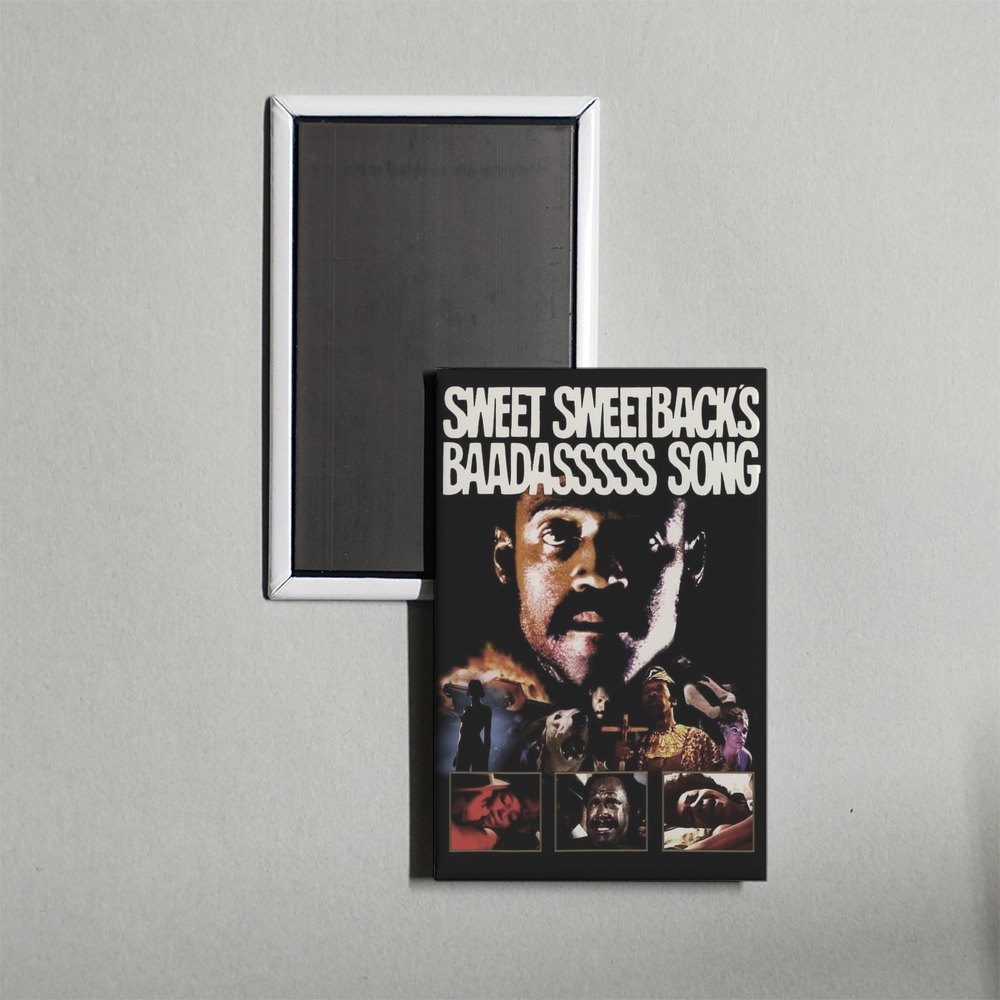 Sweet Sweetback's Baadasssss Song Mini Movie Fridge Magnet