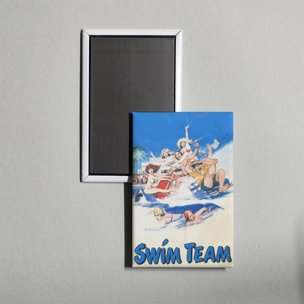 Swim Team Mini Movie Fridge Magnet