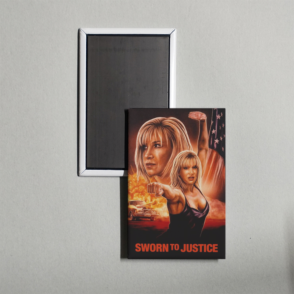 Sworn to Justice Mini Movie Fridge Magnet