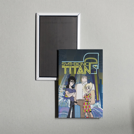 Sym-Bionic Titan TV Show Fridge Magnet
