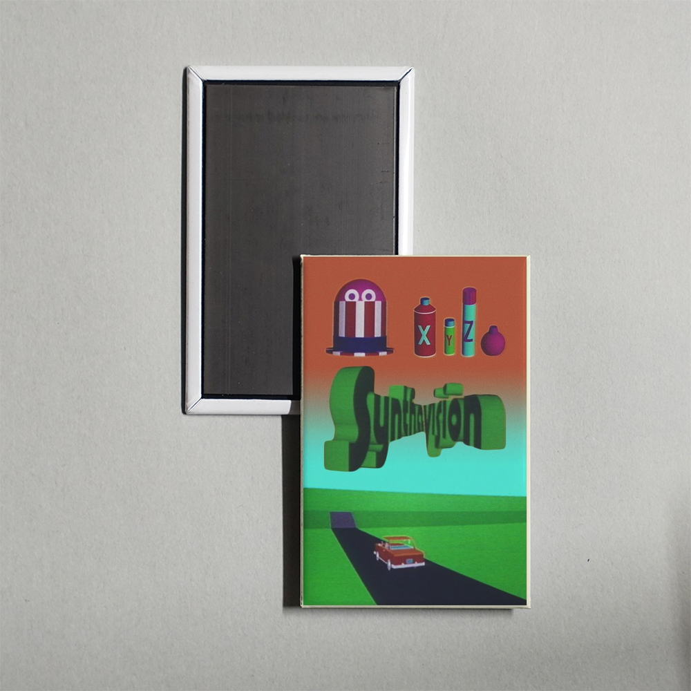 SynthaVision Sample Reel Mini Movie Fridge Magnet