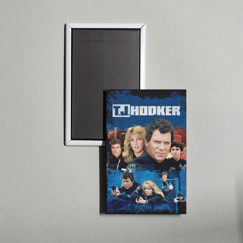 T. J. Hooker TV Show Fridge Magnet