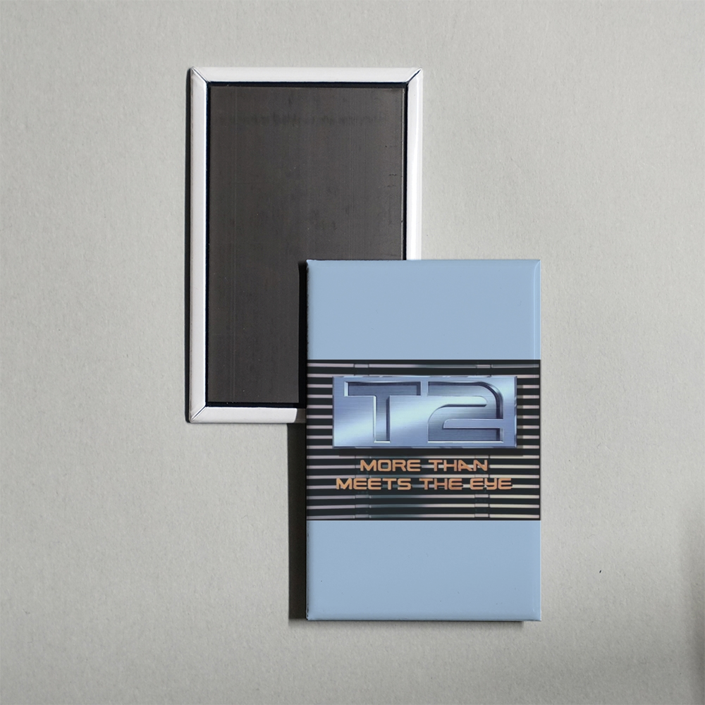 T2 More Than Meets the Eye Mini Movie Fridge Magnet