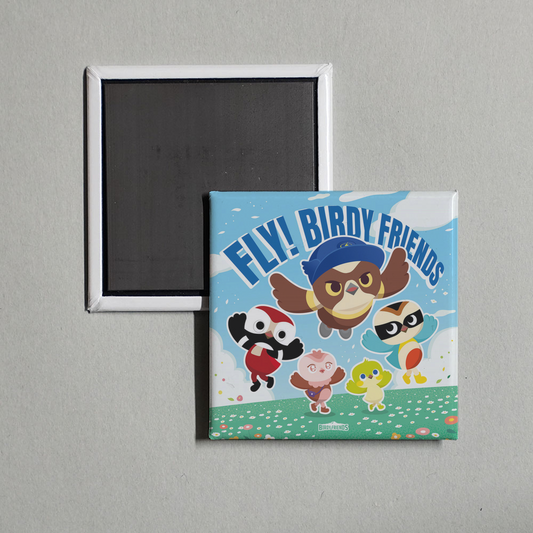 THE 8 - Fly! Birdy Friends (Original Soundtrack) Album Cover Fridge Magnet