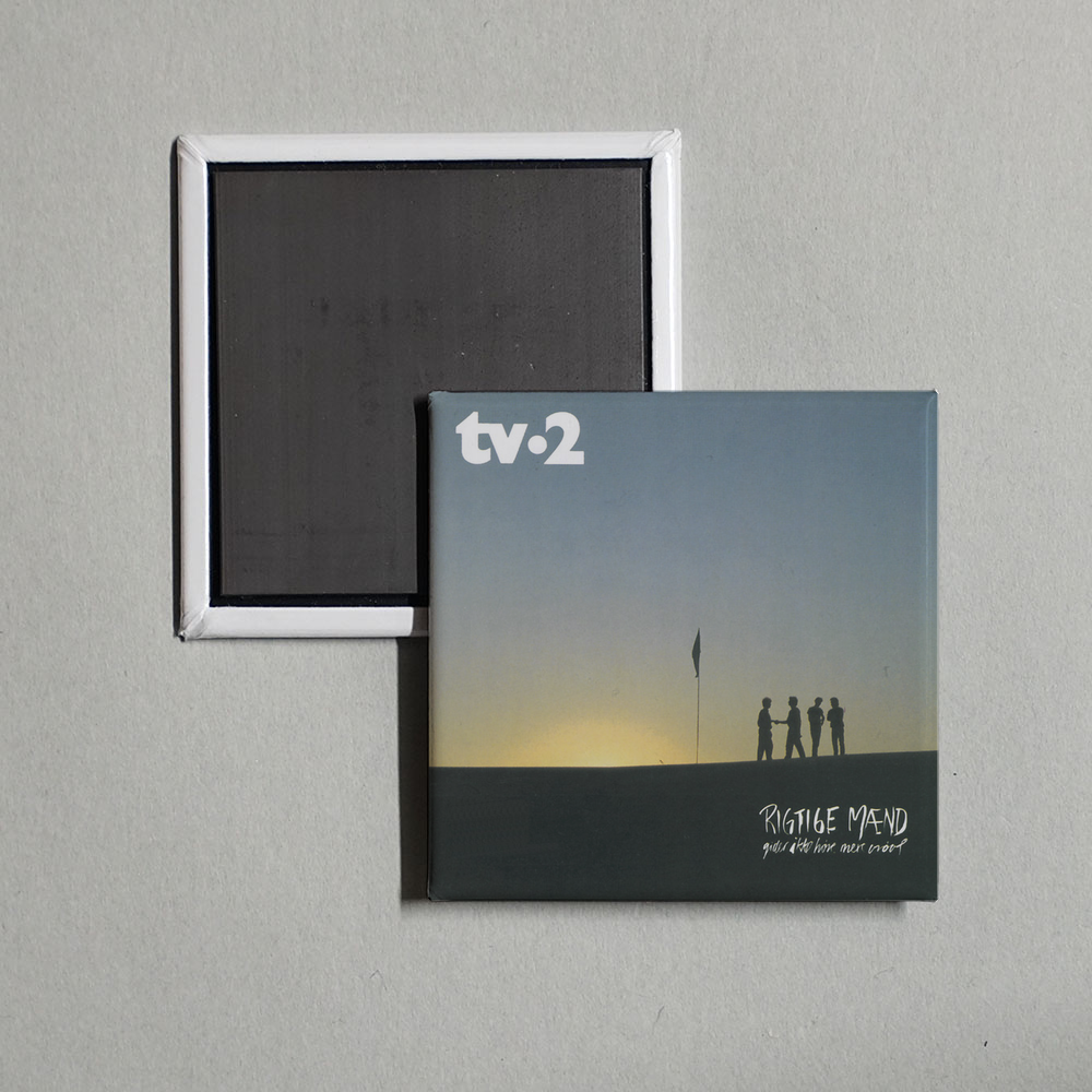 TV-2 - Rigtige Mænd Gider Ikke Høre Mere Vrøvl Album Cover Fridge Magnet