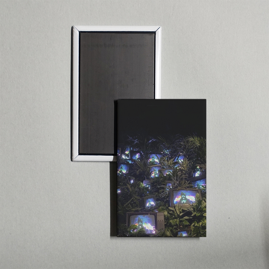 TV Garden Mini Movie Fridge Magnet