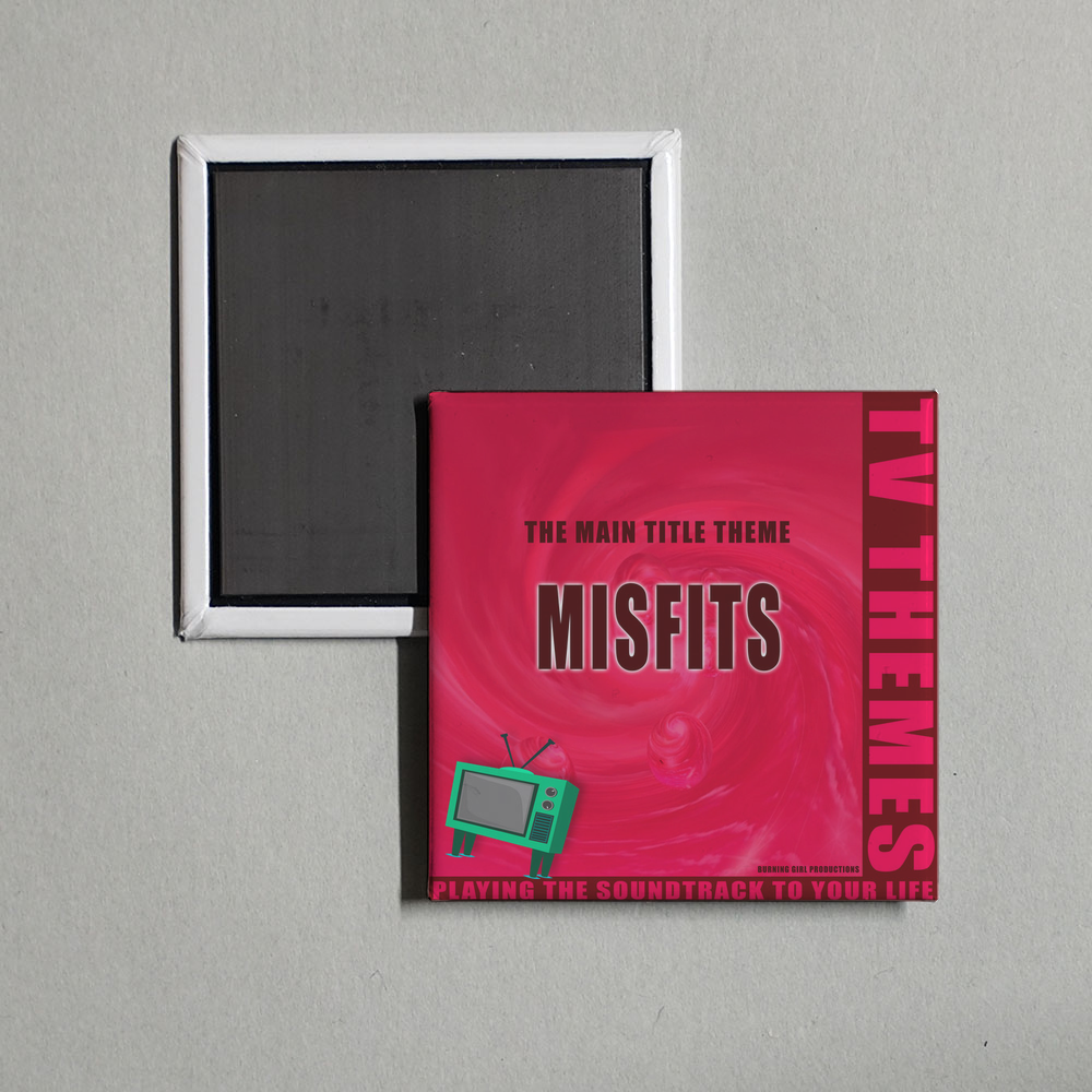 TV Themes - Misfits - The Main Title Theme Album Cover Fridge Magnet